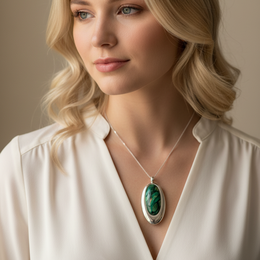 Scottish Highlands Heathergems Necklace - Handmade in Scotland — view 8