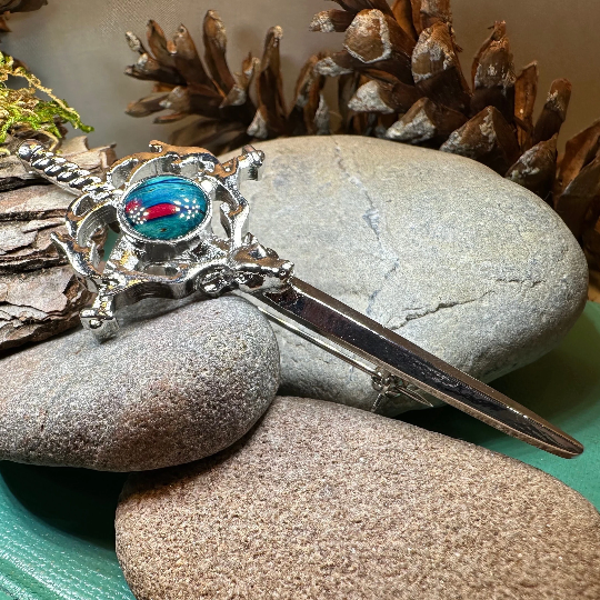 Heathergems Stag Kilt Pin