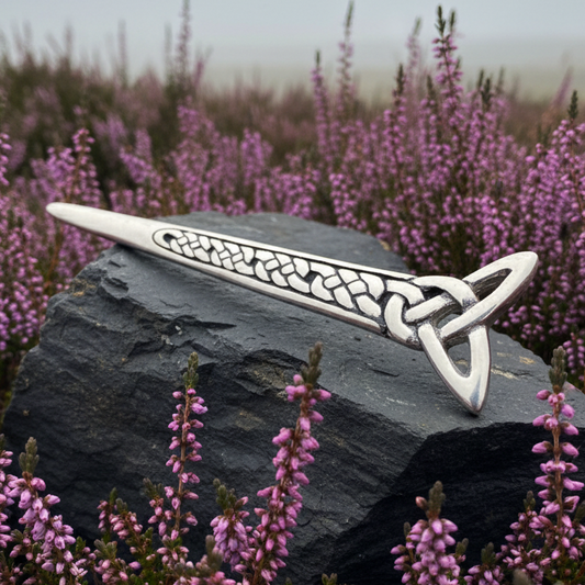 Pewter Celtic Knot Kilt Pin