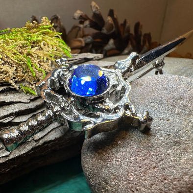 Crystal Stag Kilt Pin — view 9