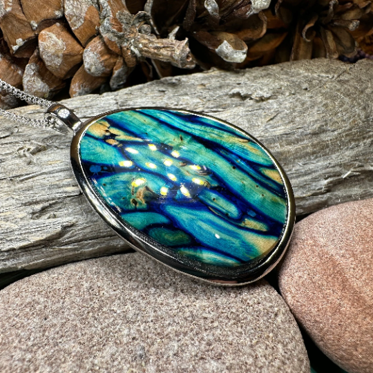 Scottish Organic Heathergems Necklace - Handmade in Scotland