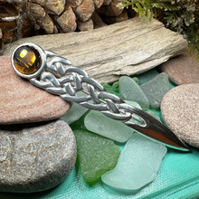 Load image into Gallery viewer, Overton Celtic Knot Kilt Pin
