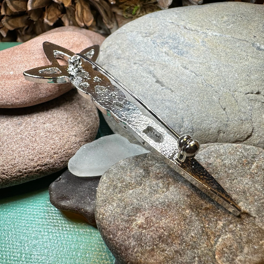 Classic Celtic Knot Kilt Pin — view 7