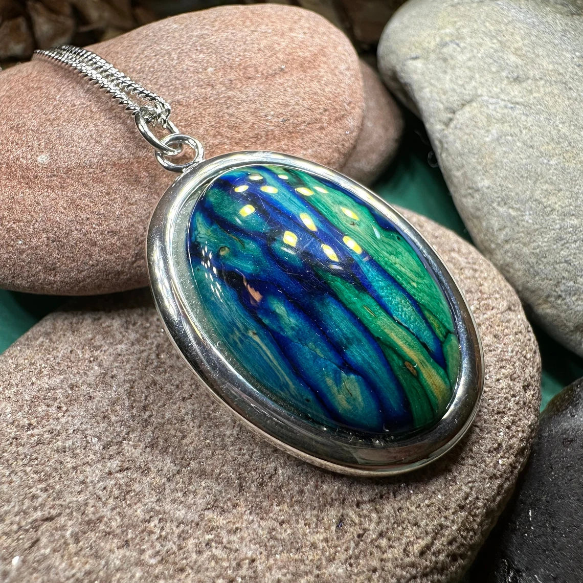 Scottish Highlands Necklace with Heathergems — view 8