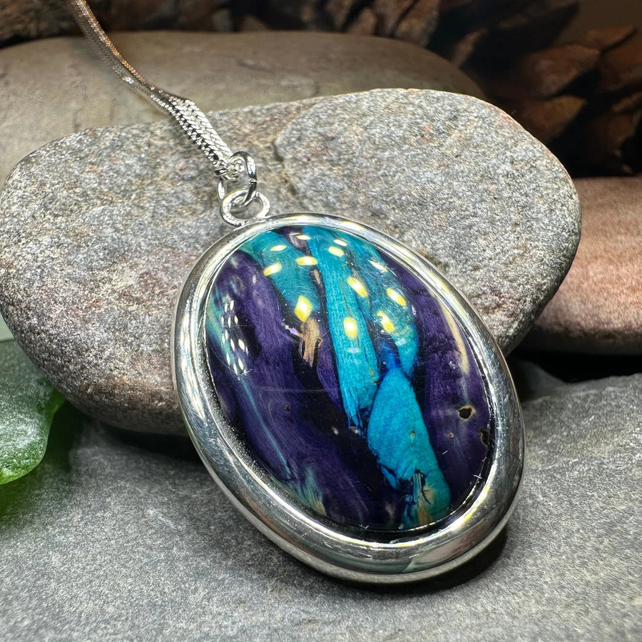Scottish Highlands Necklace with Heathergems