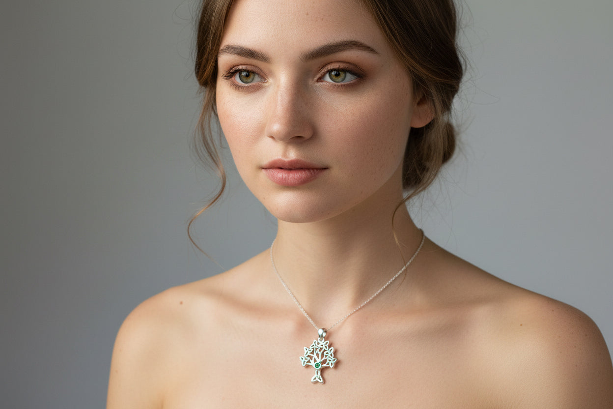 Emerald Isle Tree of Life Necklace