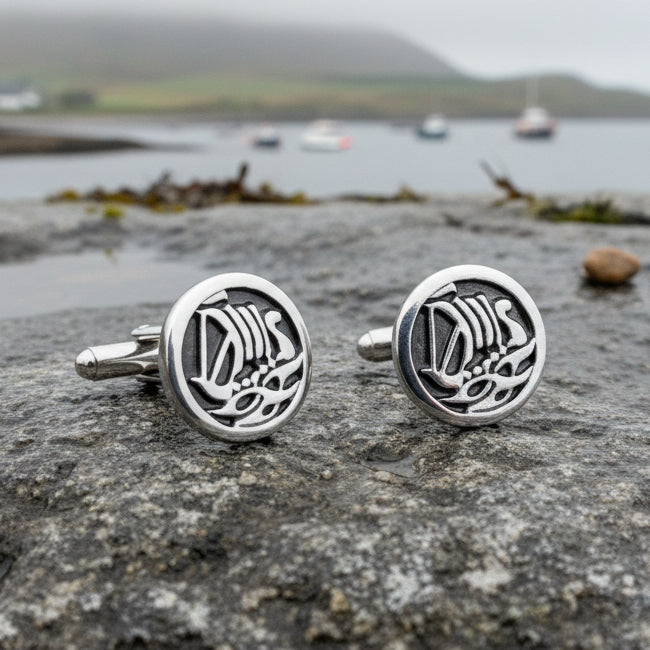 Viking Ship Cuff Links, Celtic Jewelry, Irish Jewelry, Scotland Jewelry, Celtic Jewelry, Groom Gift, Best Man Gift, Anniversary Gift