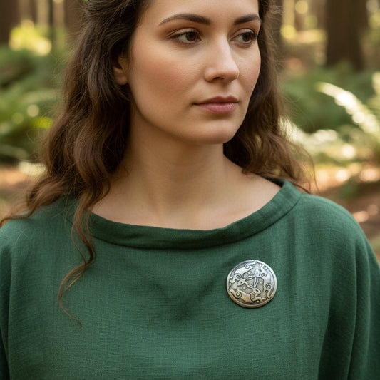 Triple Hare Celtic Brooch