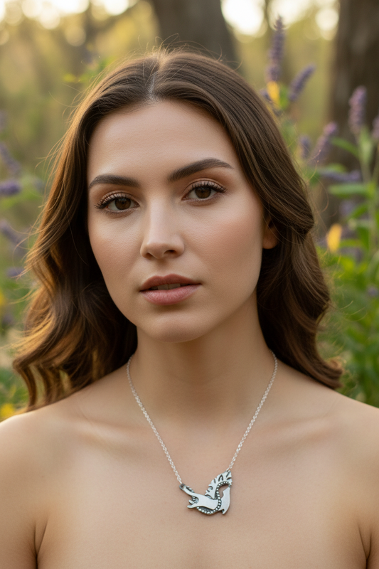 Waterdancer Otter Necklace - Handmade in Scotland