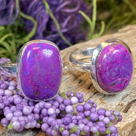 Load image into Gallery viewer, Celtic Purple Mystic Ring
