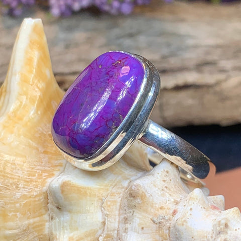 Load image into Gallery viewer, Celtic Purple Mystic Ring
