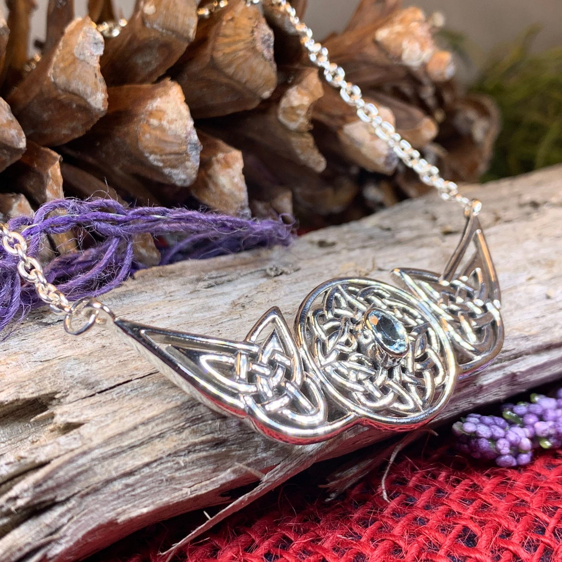 Wheel of Life Necklace, Celtic Necklace, Irish Jewelry, Celtic Family Knot Jewelry, Scotland Jewelry, Mom Gift, Anniversary Gift, Wife Gift