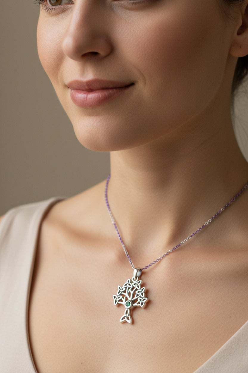 Emerald Isle Tree of Life Necklace