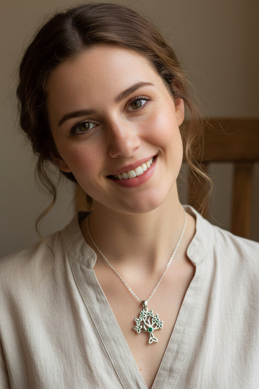 Emerald Isle Tree of Life Necklace