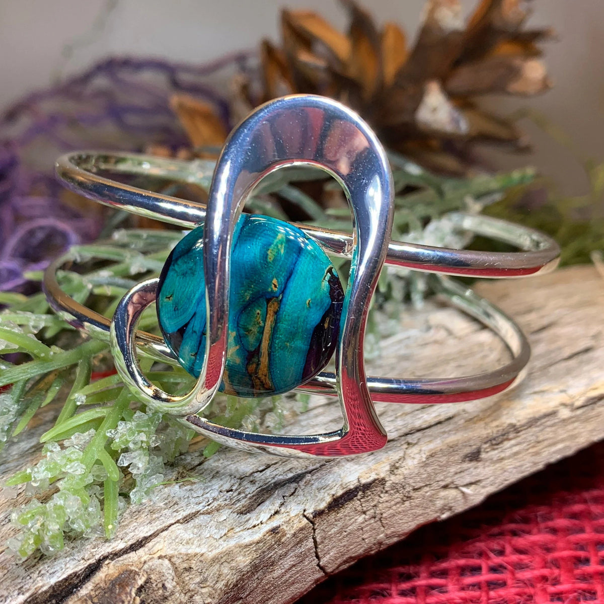 Heathergems Heart Scottish Bracelet - Handmade in Scotland — view 9