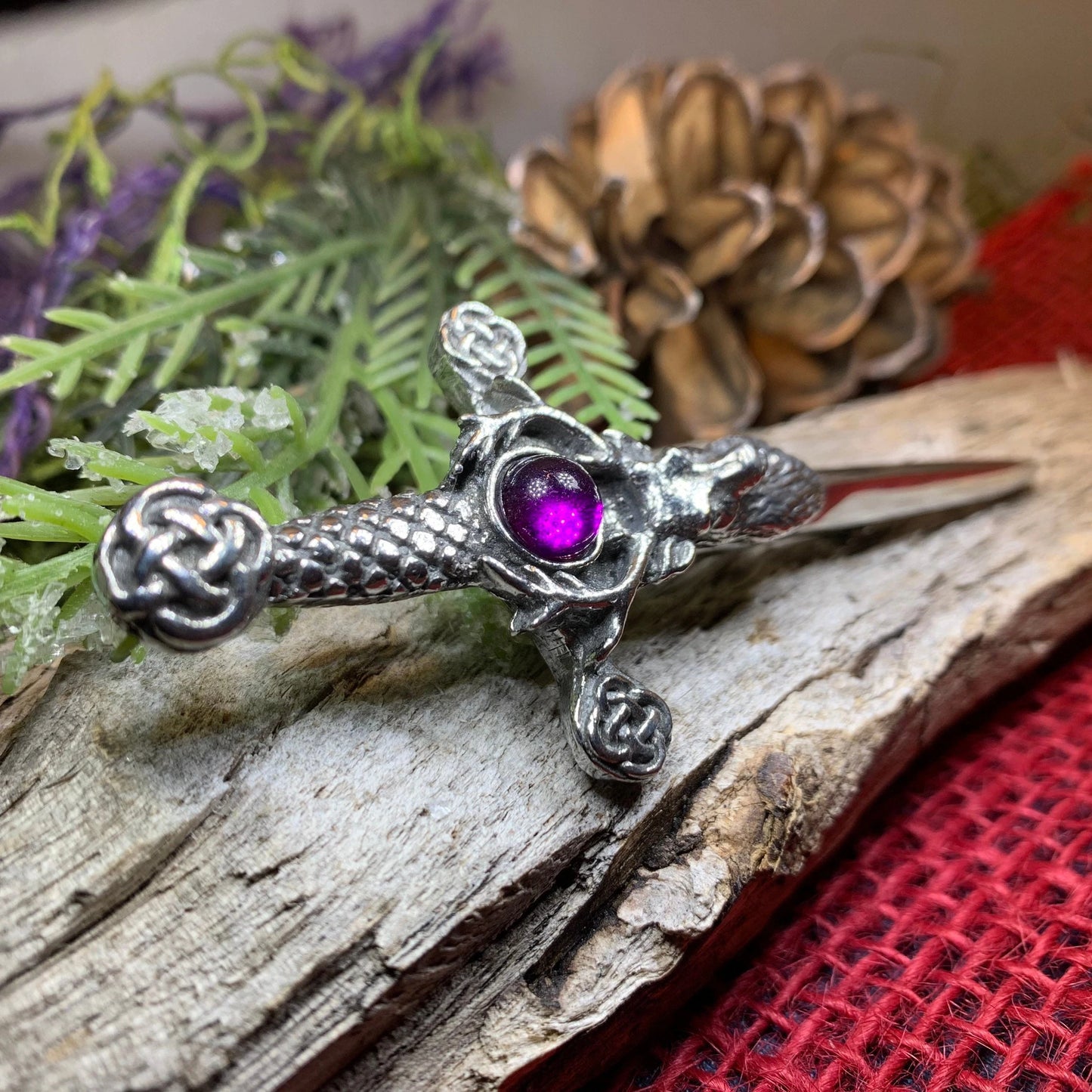 Stag Sword Kilt Pin