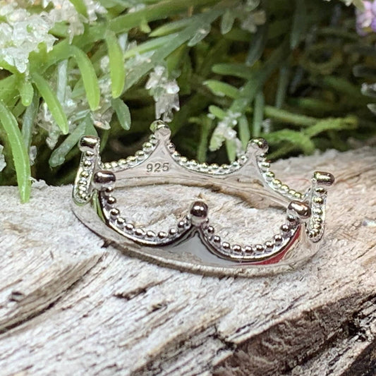 Crown Ring, Celtic Jewelry, Irish Jewelry, Princess Jewelry, Silver Boho Ring, Tiara Ring, Anniversary Gift, Bridal Jewelry, Sweet 16 Gift