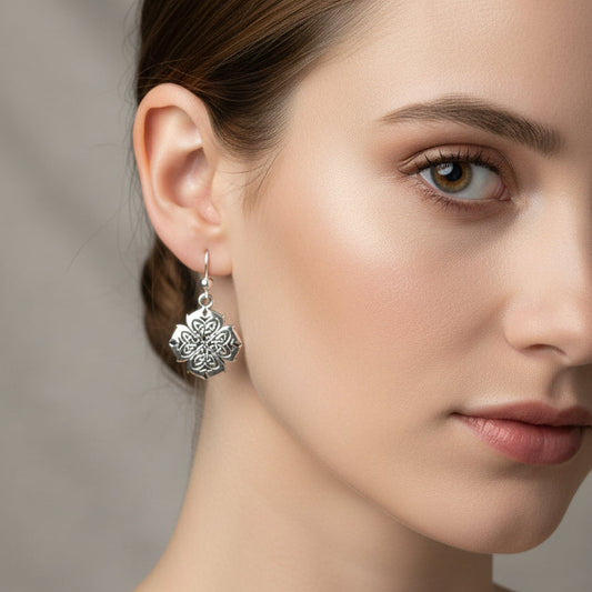 Kylie Celtic Knot Earrings in Sterling Silver