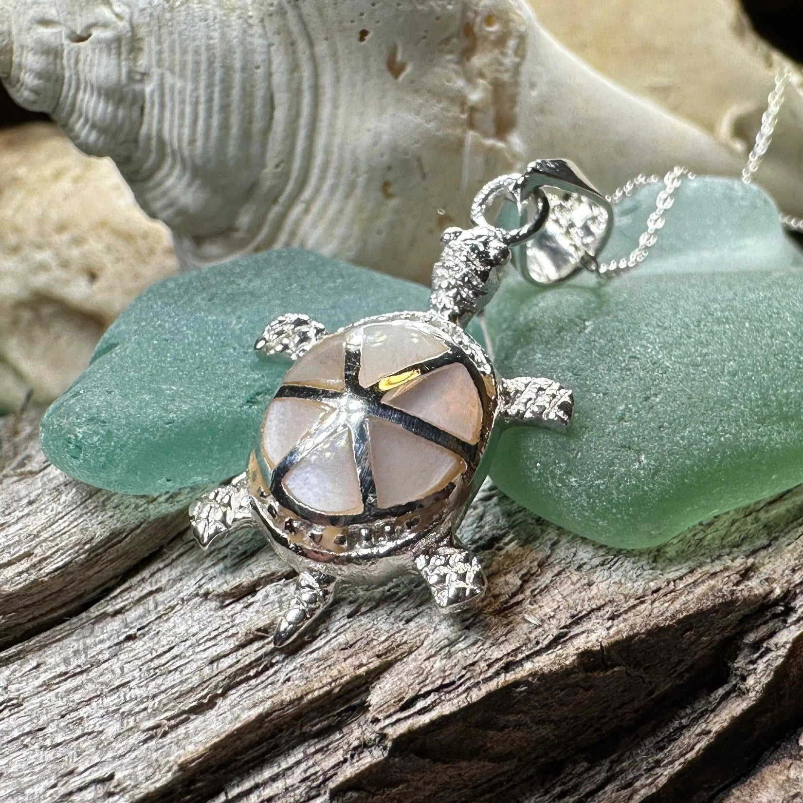 Bright Turtle Necklace — view 6