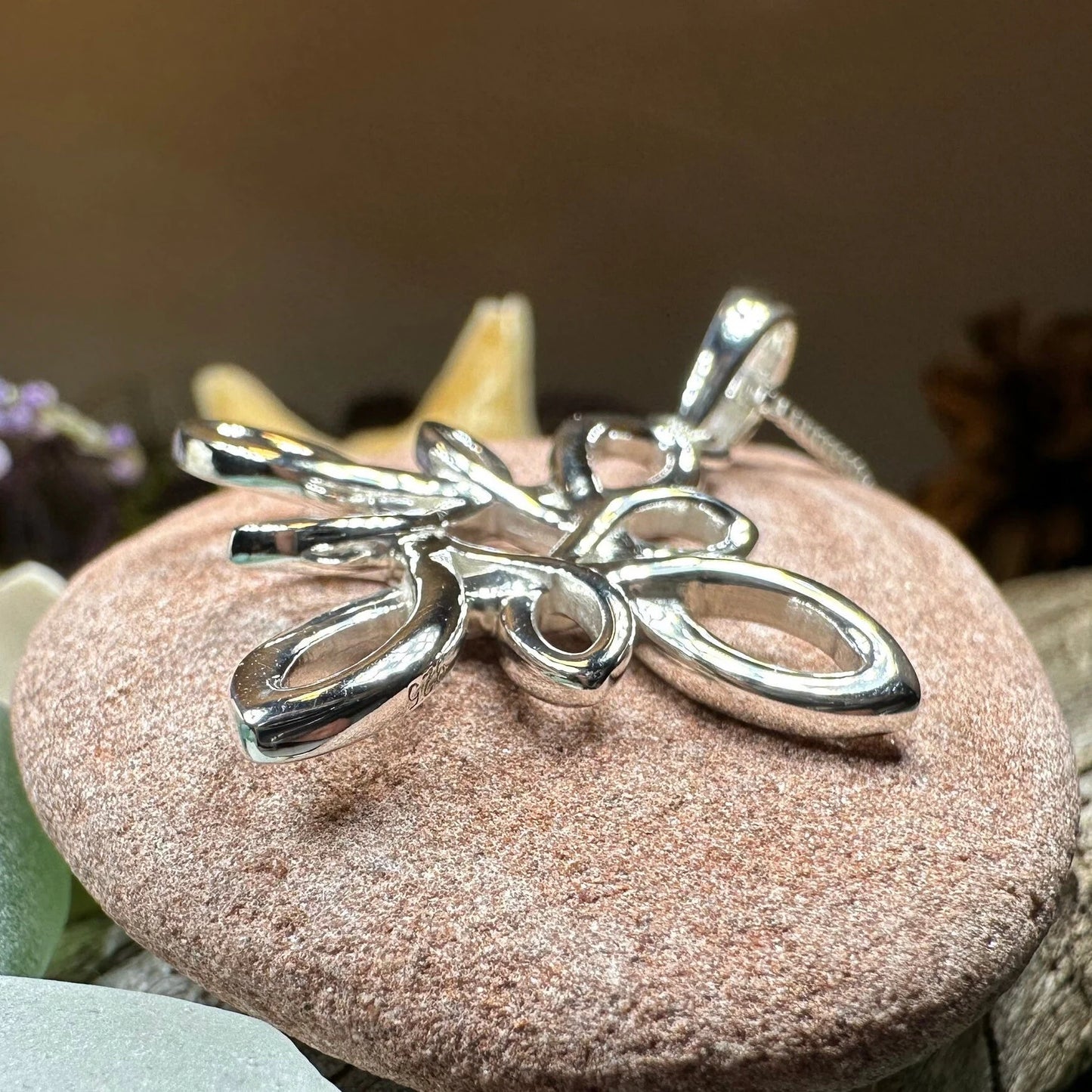 Celtic Star Knot Necklace — view 5