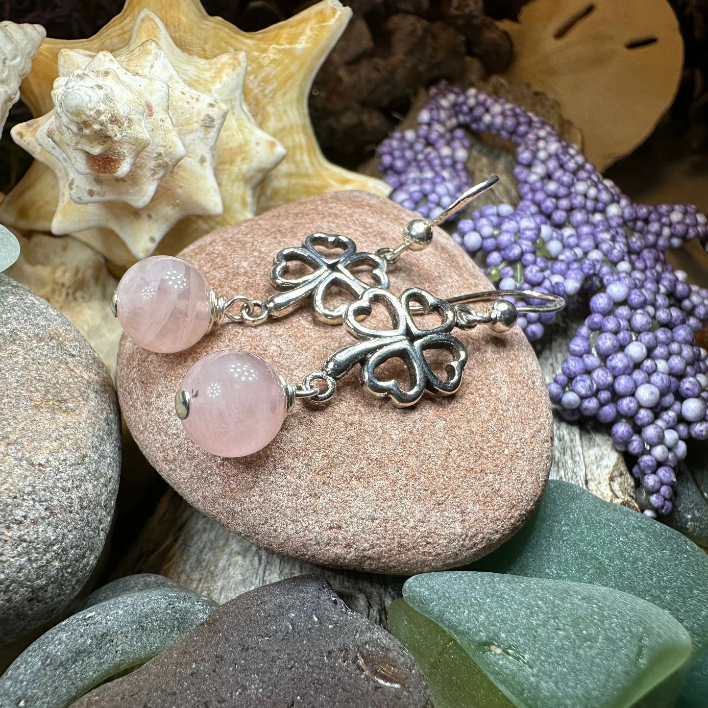 Four Leaf Clover Earrings — view 5