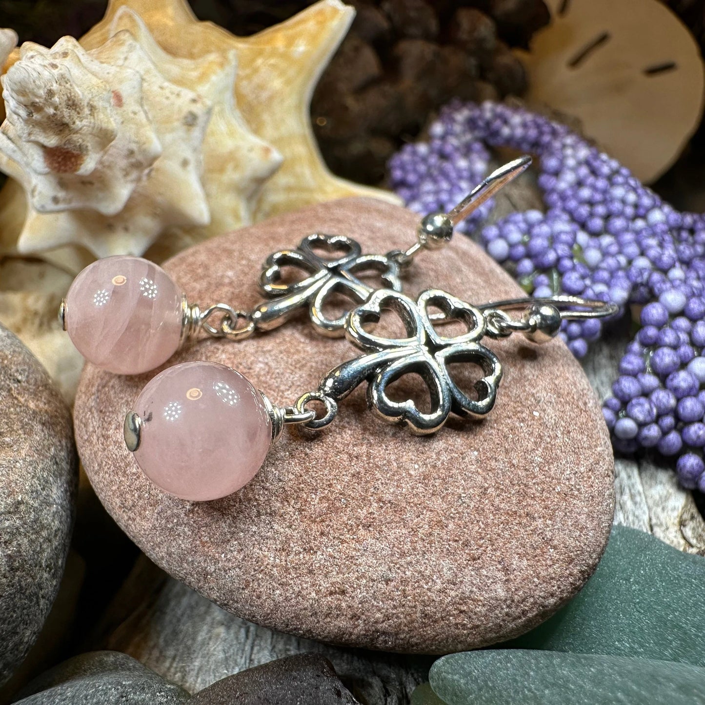 Four Leaf Clover Earrings — view 6