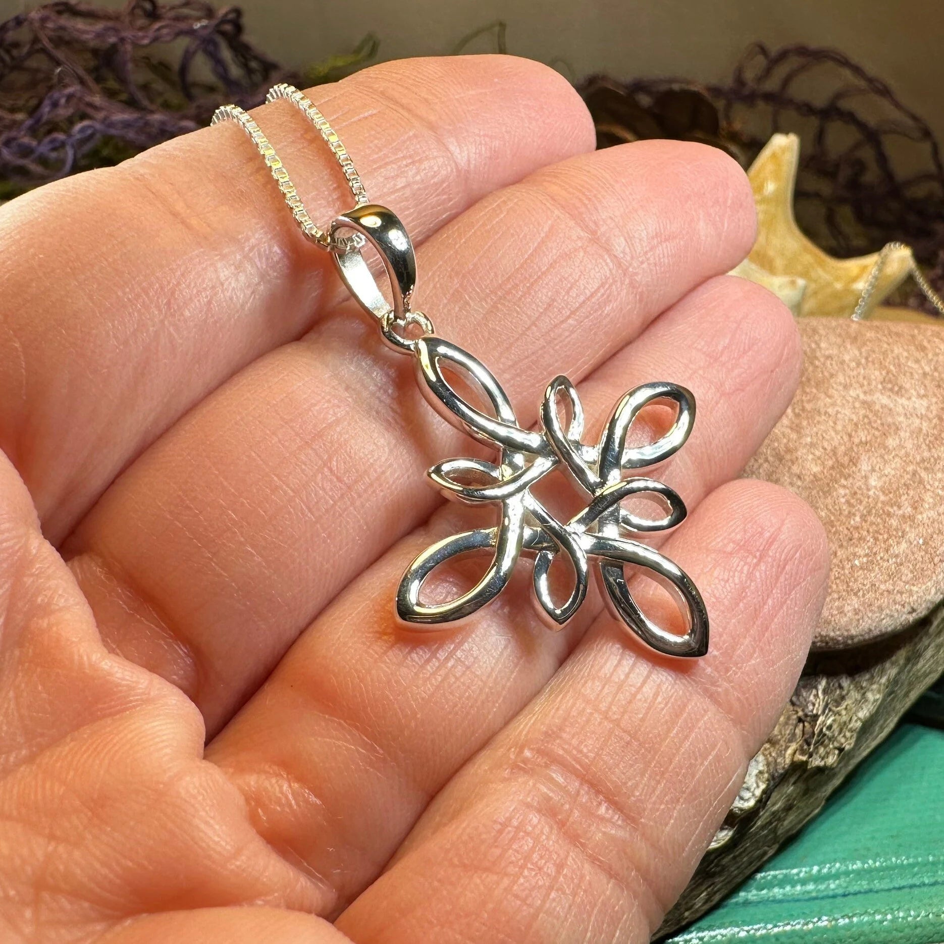 Celtic Star Knot Necklace – Celtic Crystal Design Jewelry Celtic Star Knot Necklace – Celtic Crystal Design Jewelry