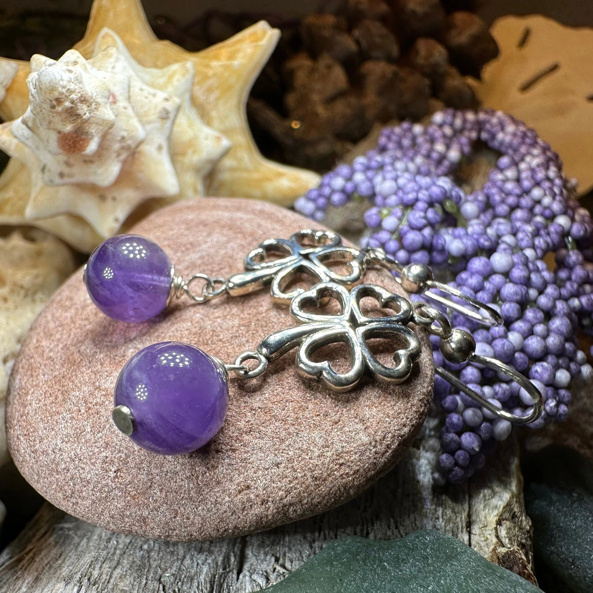 Four Leaf Clover Earrings — view 4