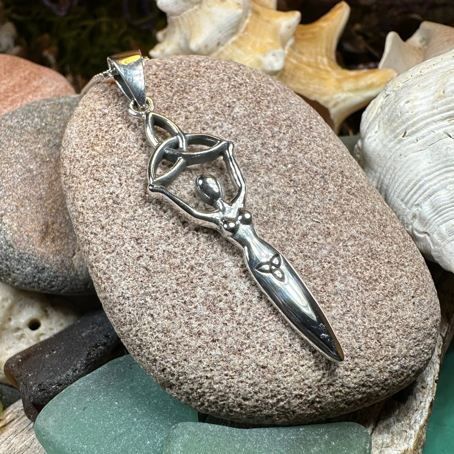 Danu Trinity Knot Necklace — view 2