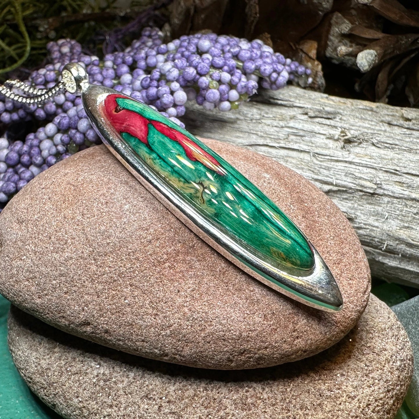 Scottish Highlands Heathergems Necklace - Handmade in Scotland — view 10