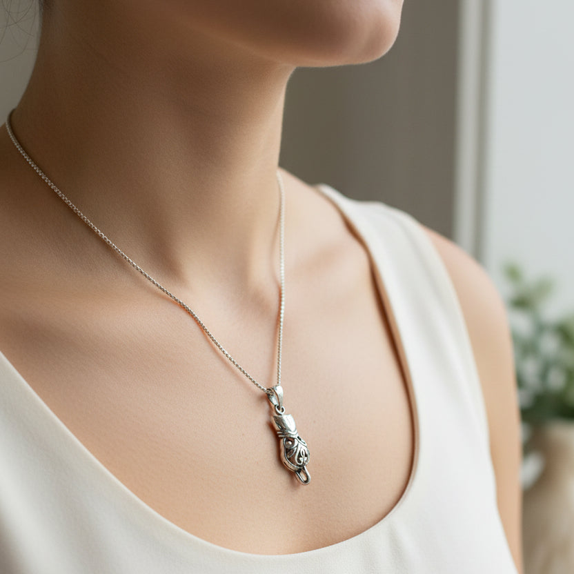 Celtic Cute Cat Necklace