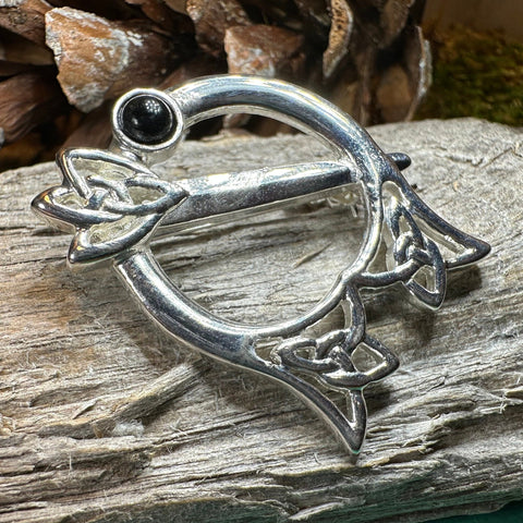 Load image into Gallery viewer, Celtic Thistle Brooch
