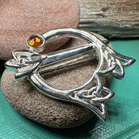 Load image into Gallery viewer, Celtic Thistle Brooch
