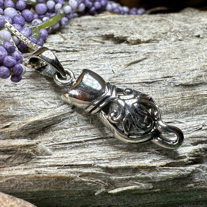 Celtic Cute Cat Necklace