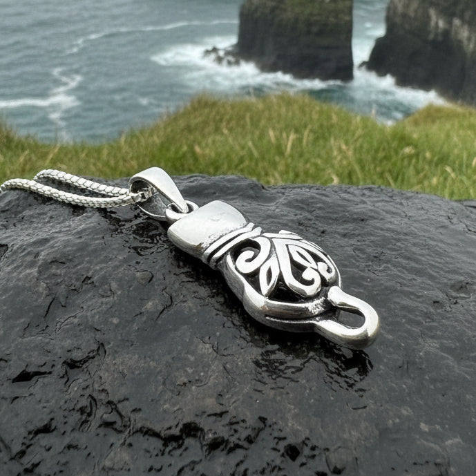 Celtic Cute Cat Necklace