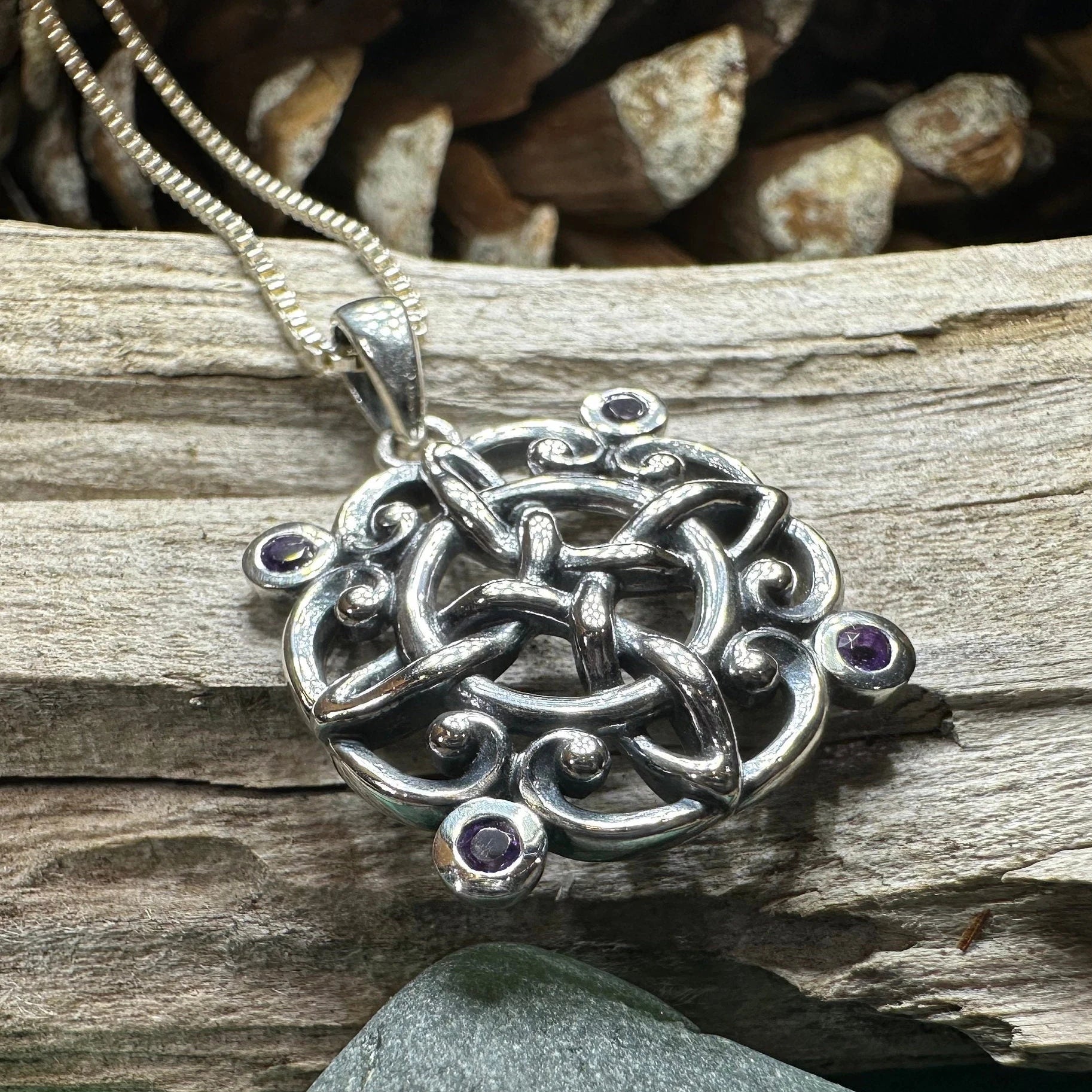Katie Celtic Knot Necklace — view 4