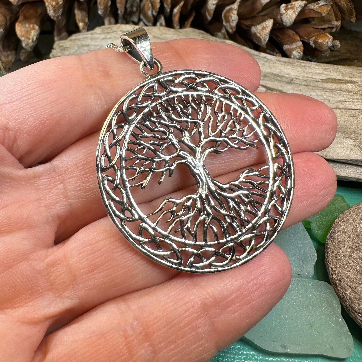 Free Spirit Tree of Life Necklace — view 7