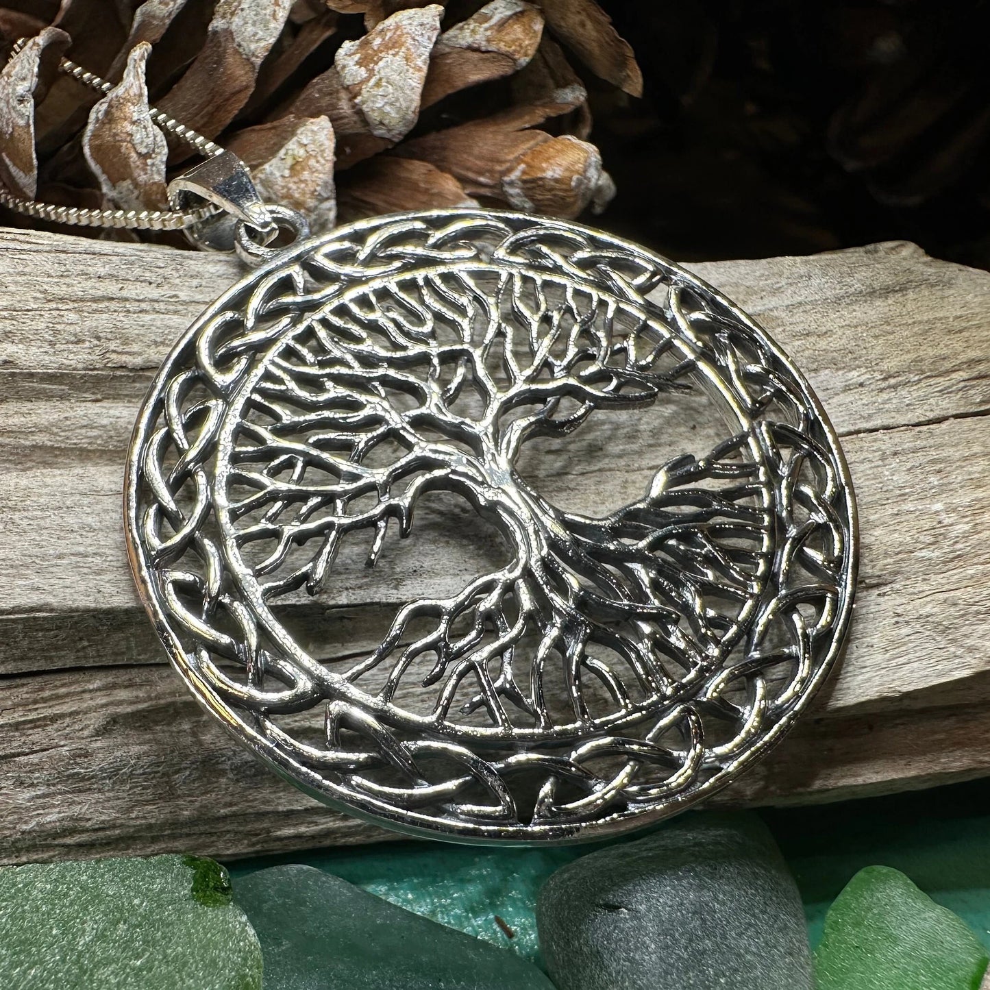 Free Spirit Tree of Life Necklace — view 2