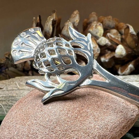 Dalwhinnie Thistle Kilt Pin - Handmade in Scotland