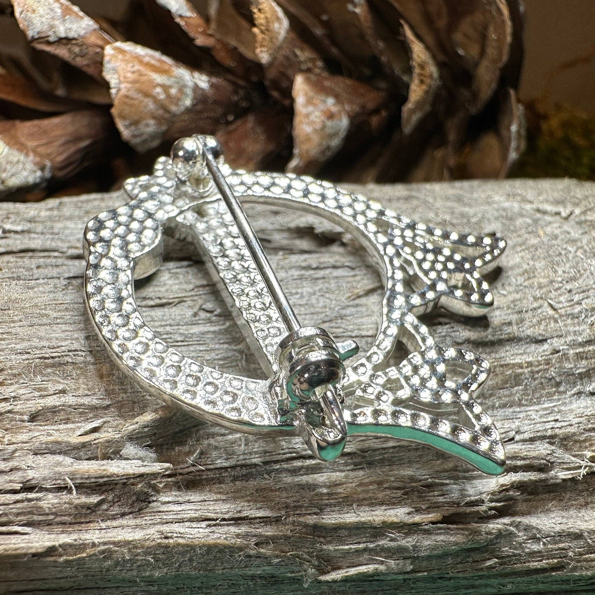 Celtic Thistle Brooch