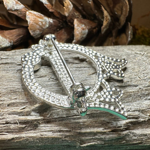 Load image into Gallery viewer, Celtic Thistle Brooch
