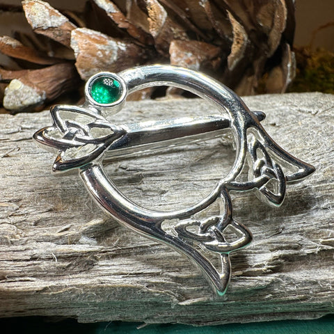Load image into Gallery viewer, Celtic Thistle Brooch
