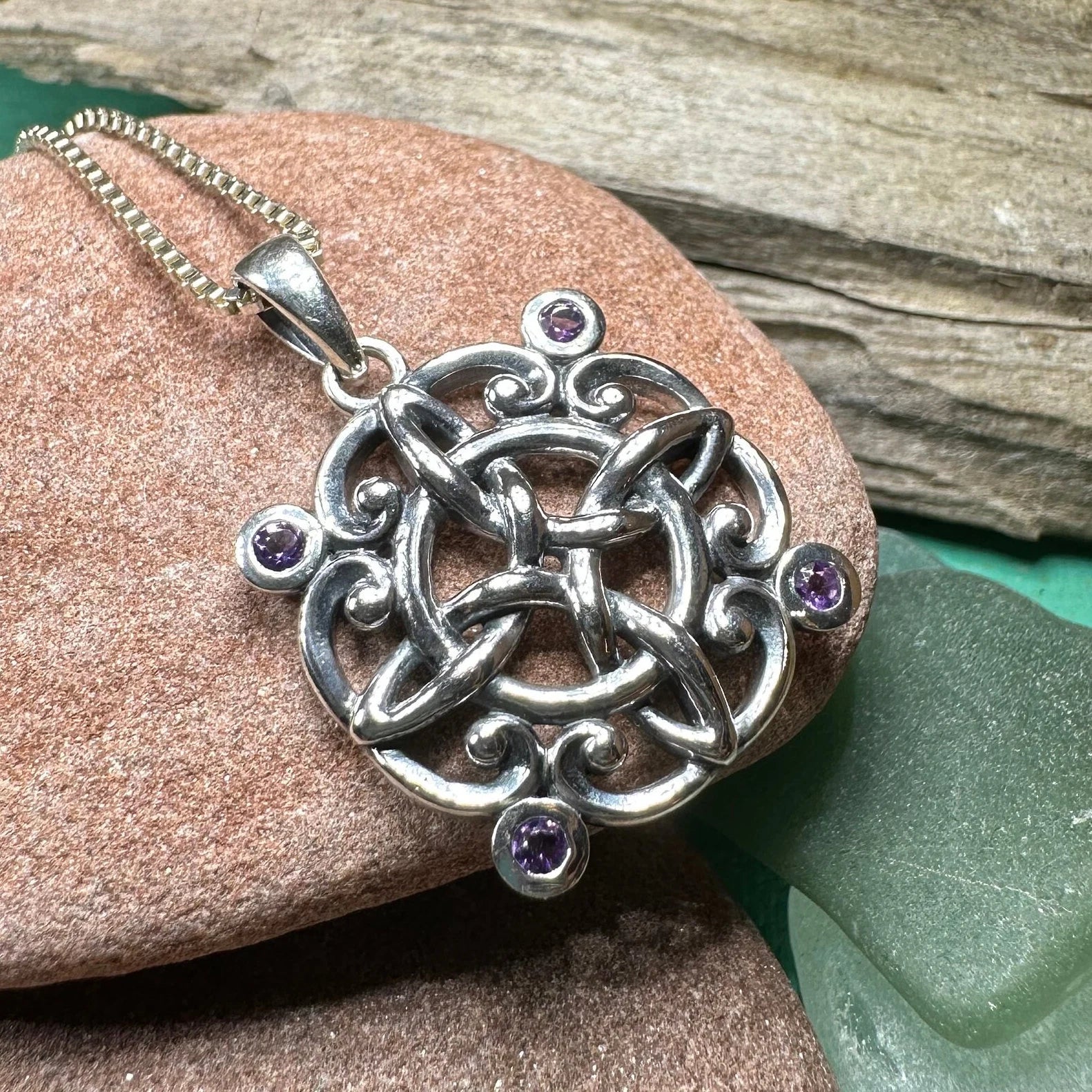 Katie Celtic Knot Necklace — view 3