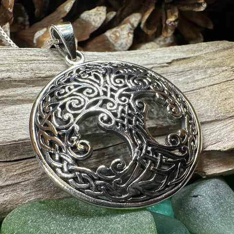 Load image into Gallery viewer, Celtic Dream Tree of Life Necklace
