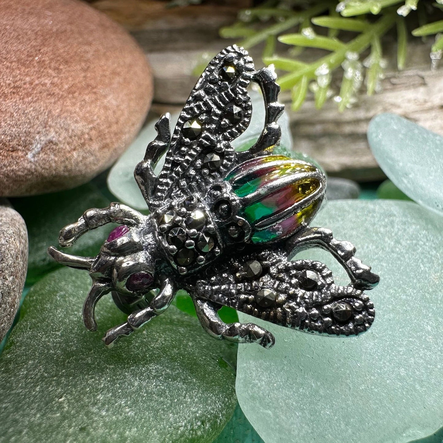Marcasite Bee Pin — view 5