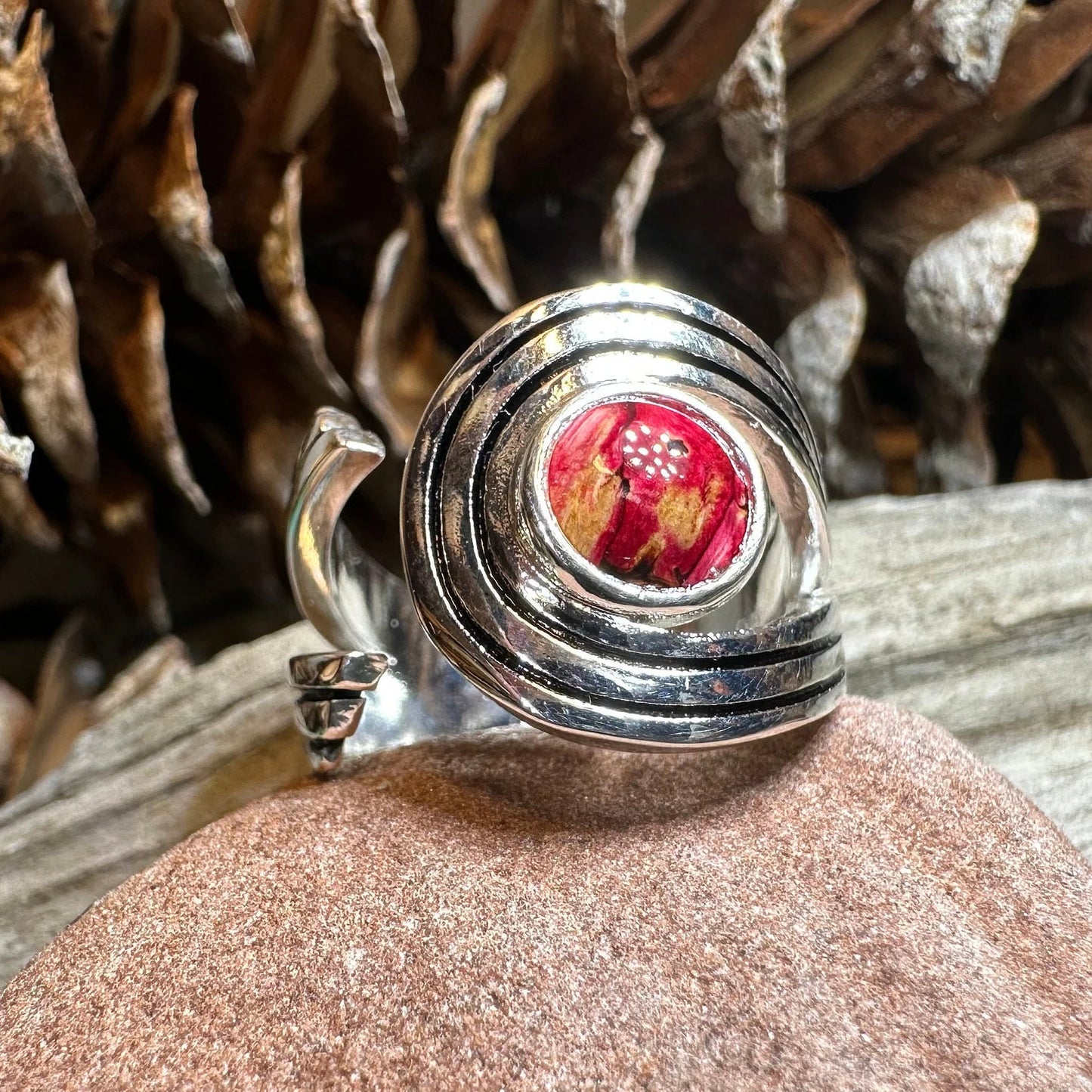 Scottish Heathergems Celtic Wrap Ring - Handmade in Scotland — view 5