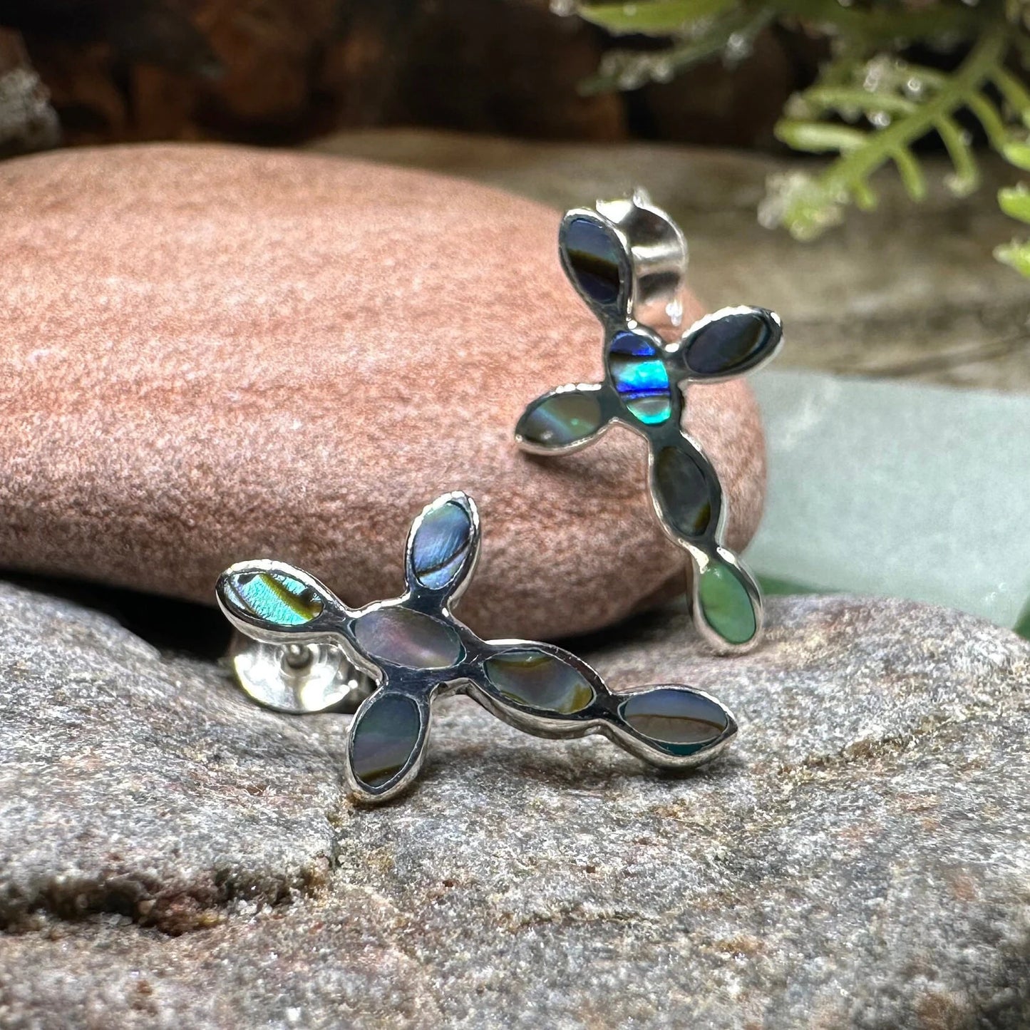 Anne Cross Stud Earrings — view 6