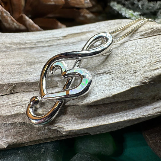 Opal Music Necklace — view 6