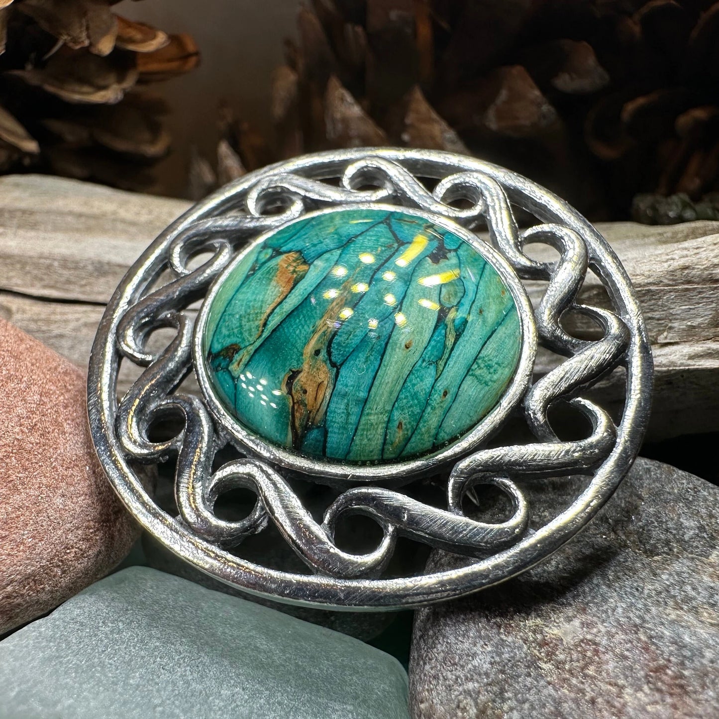 Heathergems Scottish Celtic Brooch - Handmade in Scotland — view 10