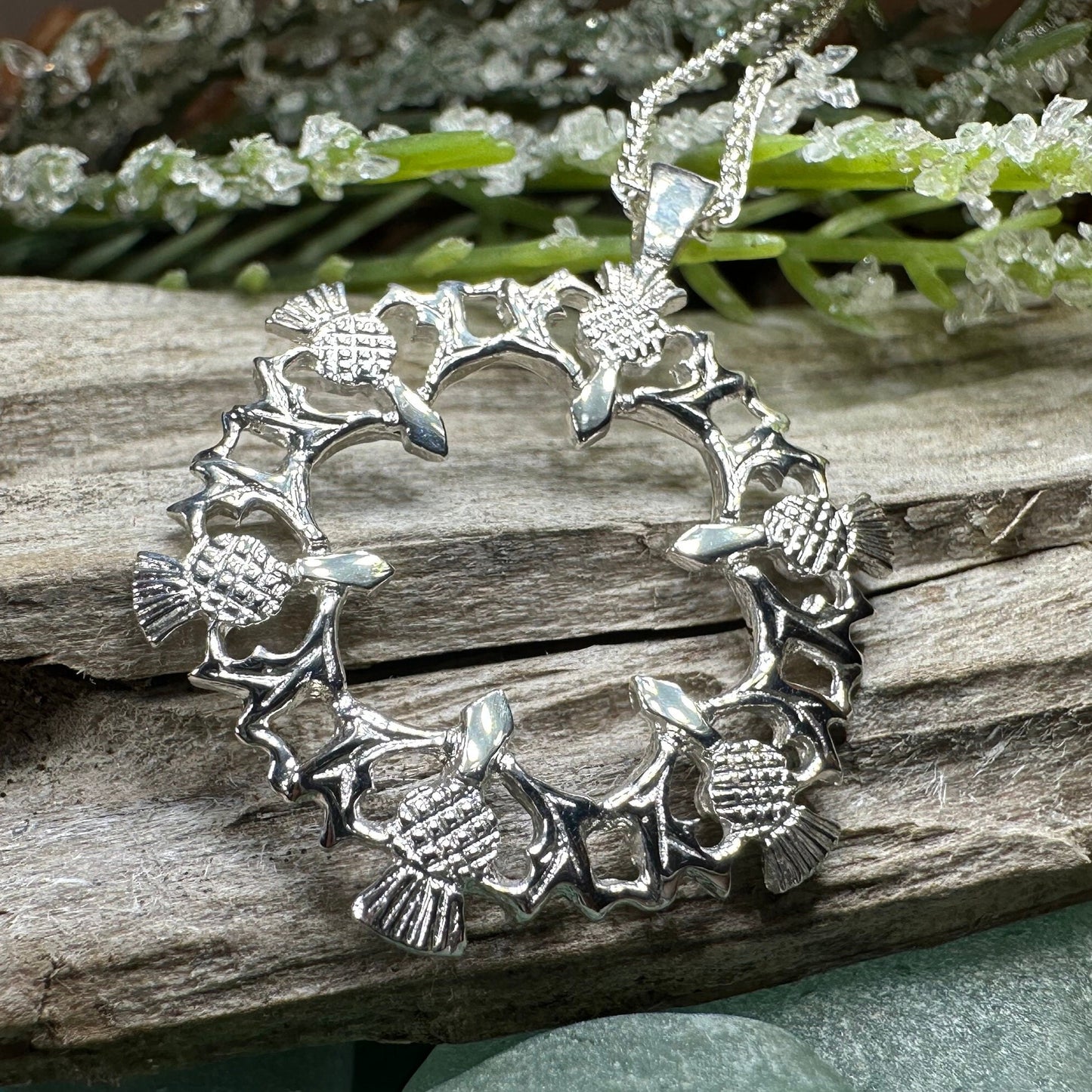 Kinross Thistle Necklace